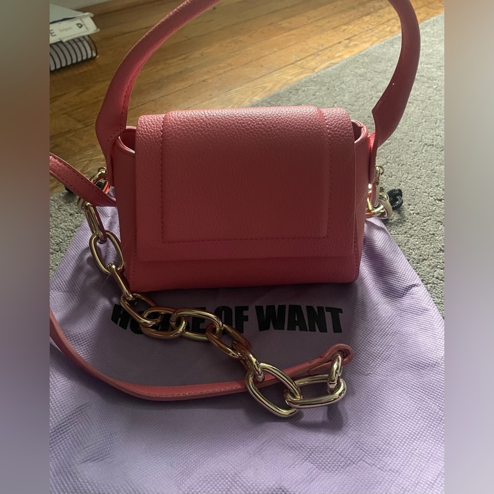 House Of Want Small Pink Crossbody Purse